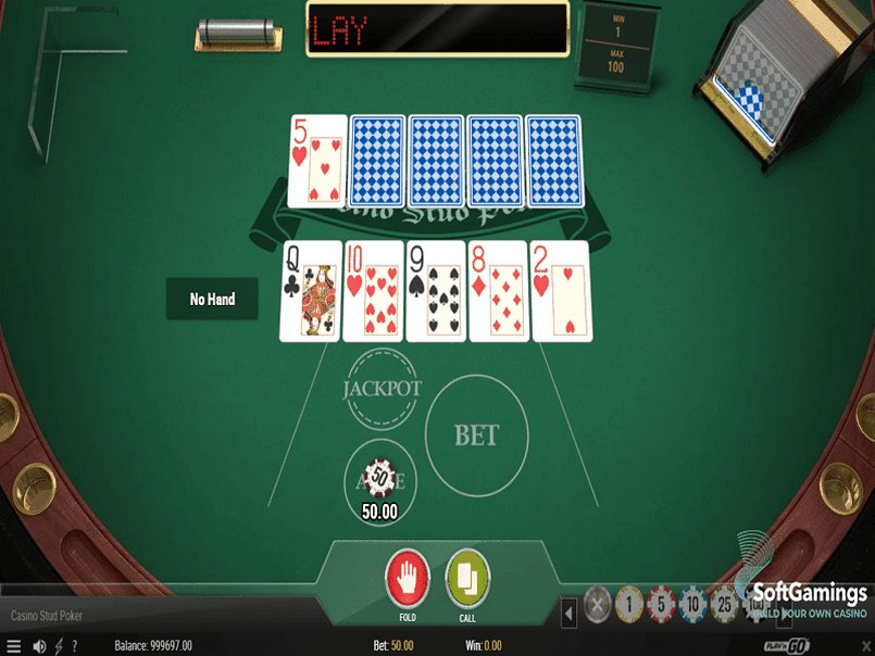 Stud Poker có cách chơi đơn giản